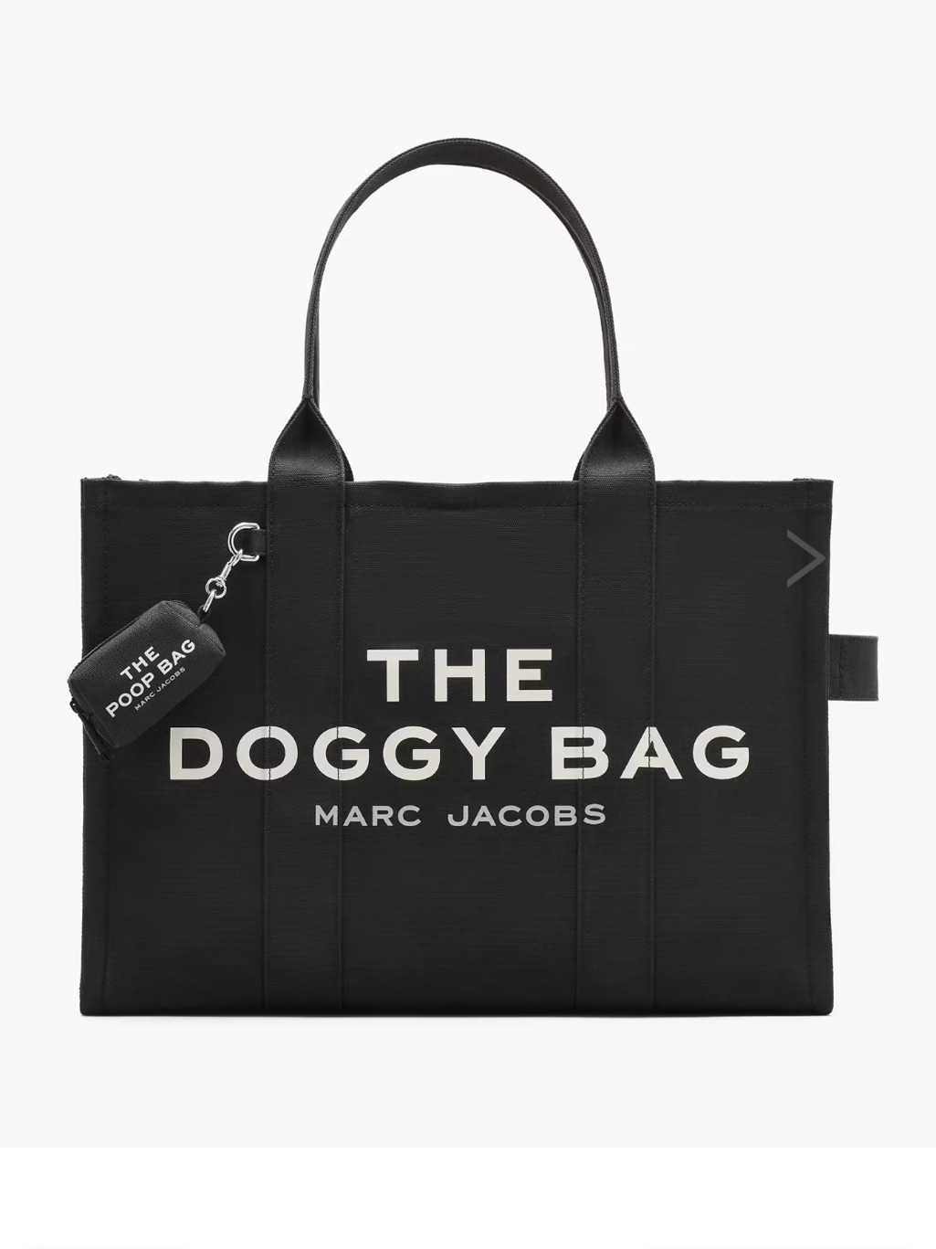 Marc Jacobs Black 'The Doggy Bag' Tote